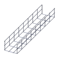Лоток проволочный прямой усиленный диаметр проволоки 5 мм  ППУ5.150.105.3000.10.5