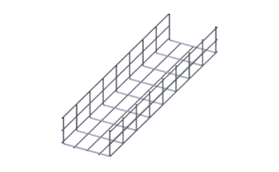 Лоток проволочный прямой усиленный диаметр проволоки 5 мм  ППУ5.200.105.3000.10.5