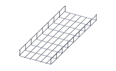 Лоток проволочный прямой усиленный диаметр проволоки 5 мм  ППУ5.250.60.3000.10.1