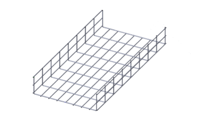 Лоток проволочный прямой усиленный диаметр проволоки 5 мм  ППУ5.400.105.3000.10.2
