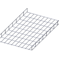 Лоток проволочный прямой усиленный диаметр проволоки 5 мм  ППУ5.500.60.3000.10.4