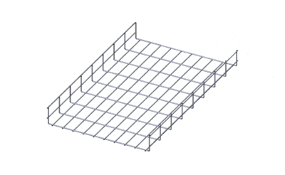 Лоток проволочный прямой усиленный диаметр проволоки 5 мм  ППУ5.500.85.3000.10.4