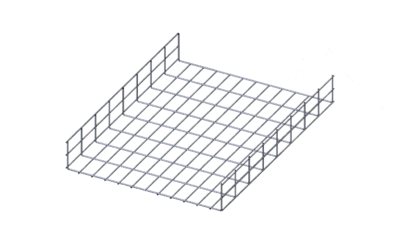 Лоток проволочный прямой усиленный диаметр проволоки 5 мм  ППУ5.550.105.3000.10.1