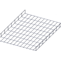 Лоток проволочный прямой усиленный диаметр проволоки 5 мм  ППУ5.550.60.3000.10.1