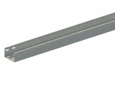 Лоток прямой замковый неперфорированный ЛМс-ПЗН 100х65-0,7ц УТ2,5 (L=3000 мм)