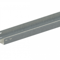 Лоток прямой замковый неперфорированный ЛМс-ПЗН 150х65-1,2ц УТ2,5 (L=2000 мм)