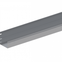 Лоток прямой замковый неперфорированный ЛМс-ПЗН 200х150-0,7ц УТ1,5 (L=2000мм)