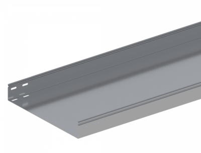 Лоток прямой замковый неперфорированный ЛМс-ПЗН 500х100-1,2ц УТ1,5  (L=2000мм)