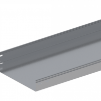 Лоток прямой замковый неперфорированный ЛМс-ПЗН 500х65-1,0ц УТ1,5  (L=2000мм)