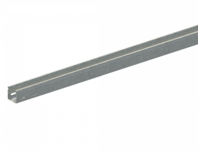 Лоток прямой замковый неперфорированный ЛМс-ПЗН 50х50-1,0ц УТ2,5 (L=3000 мм)