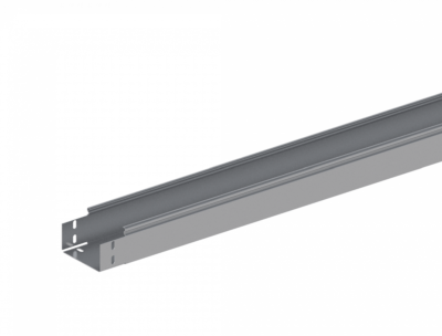 Лоток прямой замковый неперфорированный монтаж без соединителей  ЛМс-ПЗНМ 100х100-1,2ц УТ1,5 (L=3000 мм)