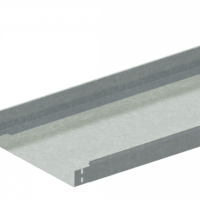 Лоток прямой замковый неперфорированный монтаж без соединителей  ЛМс-ПЗНМ 500х150-1,5ц УТ2,5 (L=3000мм)