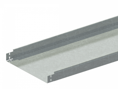 Лоток прямой замковый неперфорированный монтаж без соединителей  ЛМс-ПЗНМ 500х50-0,7ц УТ2,5 (L=3000мм)