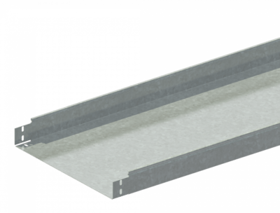 Лоток прямой замковый неперфорированный монтаж без соединителей ЛМс-ПЗНМ 600х65-1,2ц УТ2,5 (L=2000мм)