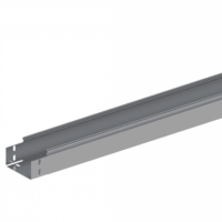 Лоток прямой замковый неперфорированный монтаж без соединителей ЛМс-ПЗНМ 100х100-1,2ц УТ1,5 (L=2000 мм)