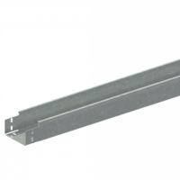 Лоток прямой замковый неперфорированный монтаж без соединителей ЛМс-ПЗНМ 100х100-1,2ц УТ2,5 (L=2000 мм)