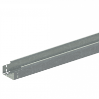 Лоток прямой замковый неперфорированный монтаж без соединителей ЛМс-ПЗНМ 100х50-1,2ц УТ2,5 (L=3000 мм)