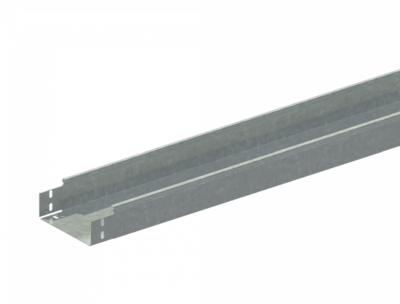 Лоток прямой замковый неперфорированный монтаж без соединителей ЛМс-ПЗНМ 150х150-1,2ц УТ2,5 (L=2000мм)