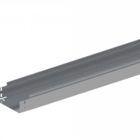 Лоток прямой замковый неперфорированный монтаж без соединителей ЛМс-ПЗНМ 150х65-1,5ц УТ1,5 (L=2000 мм)