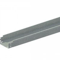 Лоток прямой замковый неперфорированный монтаж без соединителей ЛМс-ПЗНМ 150х80-1,5ц УТ2,5 (L=3000 мм)