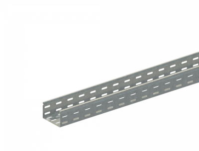 Лоток прямой замковый перфорированный ЛМс-ПЗ 100х100-1,0ц УТ2,5 (L=3000 мм)