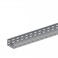 Лоток прямой замковый перфорированный ЛМс-ПЗ 100х100-1,5ц УТ1,5 (L=3000 мм)