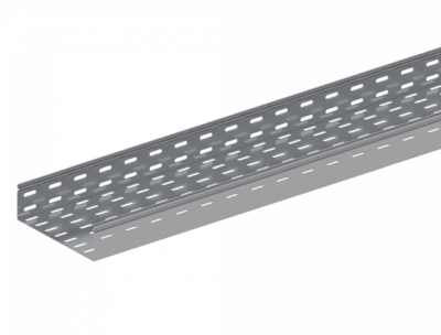 Лоток прямой замковый перфорированный ЛМс-ПЗ 200х100-1,2ц УТ1,5 (L=3000 мм)