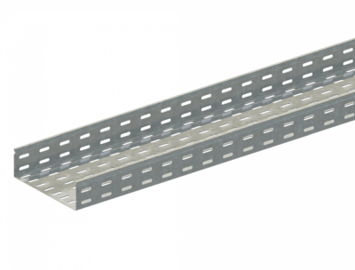 Лоток прямой замковый перфорированный ЛМс-ПЗ 200х100-1,5ц УТ2,5 (L=3000 мм)