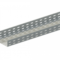 Лоток прямой замковый перфорированный ЛМс-ПЗ 200х200-1,2ц УТ2,5 (L=3000мм)