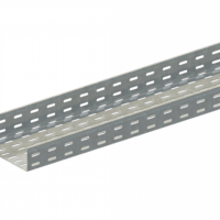 Лоток прямой замковый перфорированный ЛМс-ПЗ 200х65-0,7ц УТ2,5 (L=3000 мм)