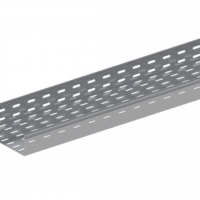 Лоток прямой замковый перфорированный ЛМс-ПЗ 200х80-1,0ц УТ1,5 (L=3000 мм)