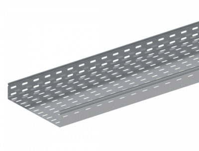 Лоток прямой замковый перфорированный ЛМс-ПЗ 300х80-1,5ц УТ1,5 (L=2000мм)