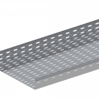 Лоток прямой замковый перфорированный ЛМс-ПЗ 400х150-1,2ц УТ1,5 (L=2000мм)