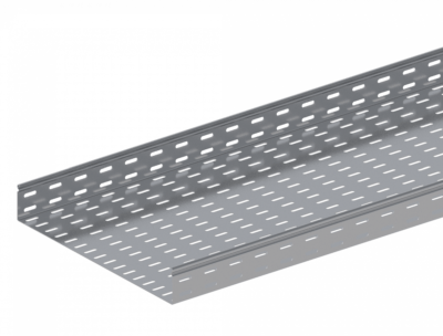Лоток прямой замковый перфорированный ЛМс-ПЗ 600х50-1,0ц УТ1,5  (L=3000мм)
