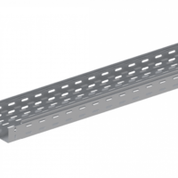 Лоток прямой замковый перфорированный монтаж без соединителей  ЛМс-ПЗМ 150х50-1,2ц УТ1,5 (L=3000 мм)