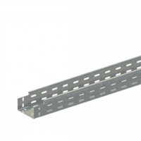 Лоток прямой замковый перфорированный монтаж без соединителей ЛМс-ПЗМ 100х65-1,5ц УТ2,5 (L=2000 мм)