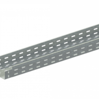 Лоток прямой замковый перфорированный монтаж без соединителей ЛМс-ПЗМ 150х150-1,0ц УТ2,5 (L=3000мм)