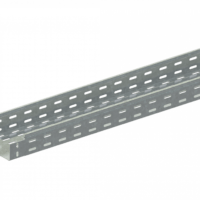 Лоток прямой замковый перфорированный монтаж без соединителей ЛМс-ПЗМ 150х65-0,7ц УТ2,5 (L=2000 мм)