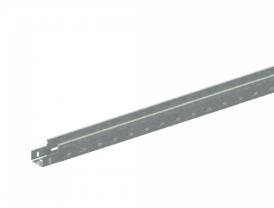 Лоток прямой замковый перфорированный монтаж без соединителей ЛМс-ПЗМ 50х50-1,2ц УТ2,5 (L=3000 мм)