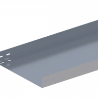 Лоток прямой неперфорированный ЛМс-ПН 400х200-1,0ц УТ1,5 (L=2000мм)