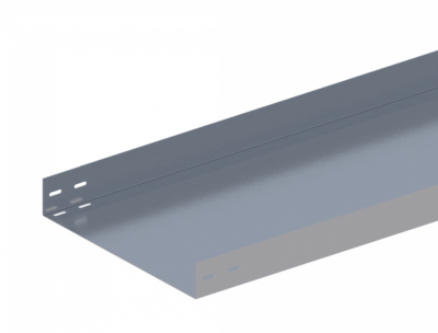 Лоток прямой неперфорированный ЛМс-ПН 400х200-1,5ц УТ1,5 (L=2000мм)