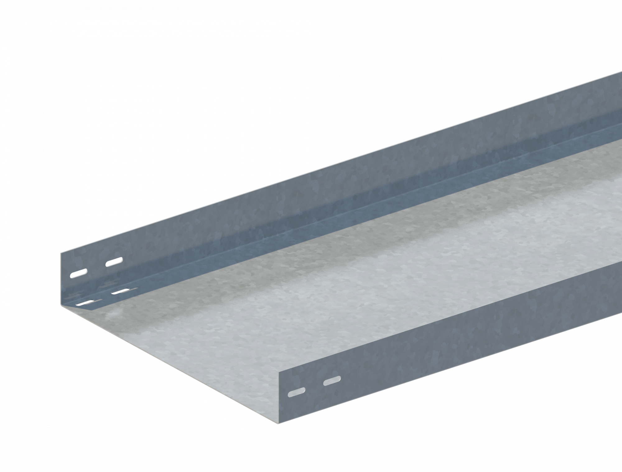 Лоток прямой неперфорированный ЛМс-ПН 500х80-1,5ц УТ2,5 (L=2000мм)