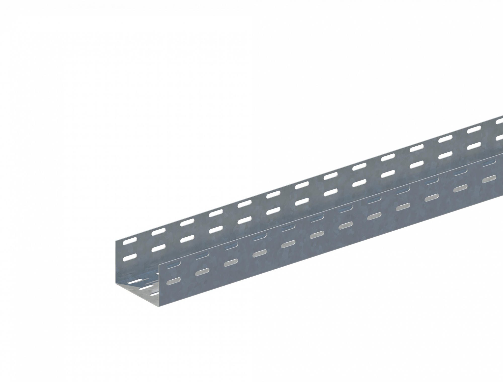 Лоток прямой перфорированный ЛМс-П 100х80-0,7ц УТ2,5 (L=2000 мм)