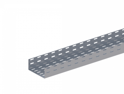 Лоток прямой перфорированный ЛМс-П 150х150-2,0ц УТ1,5 (L=2000мм)