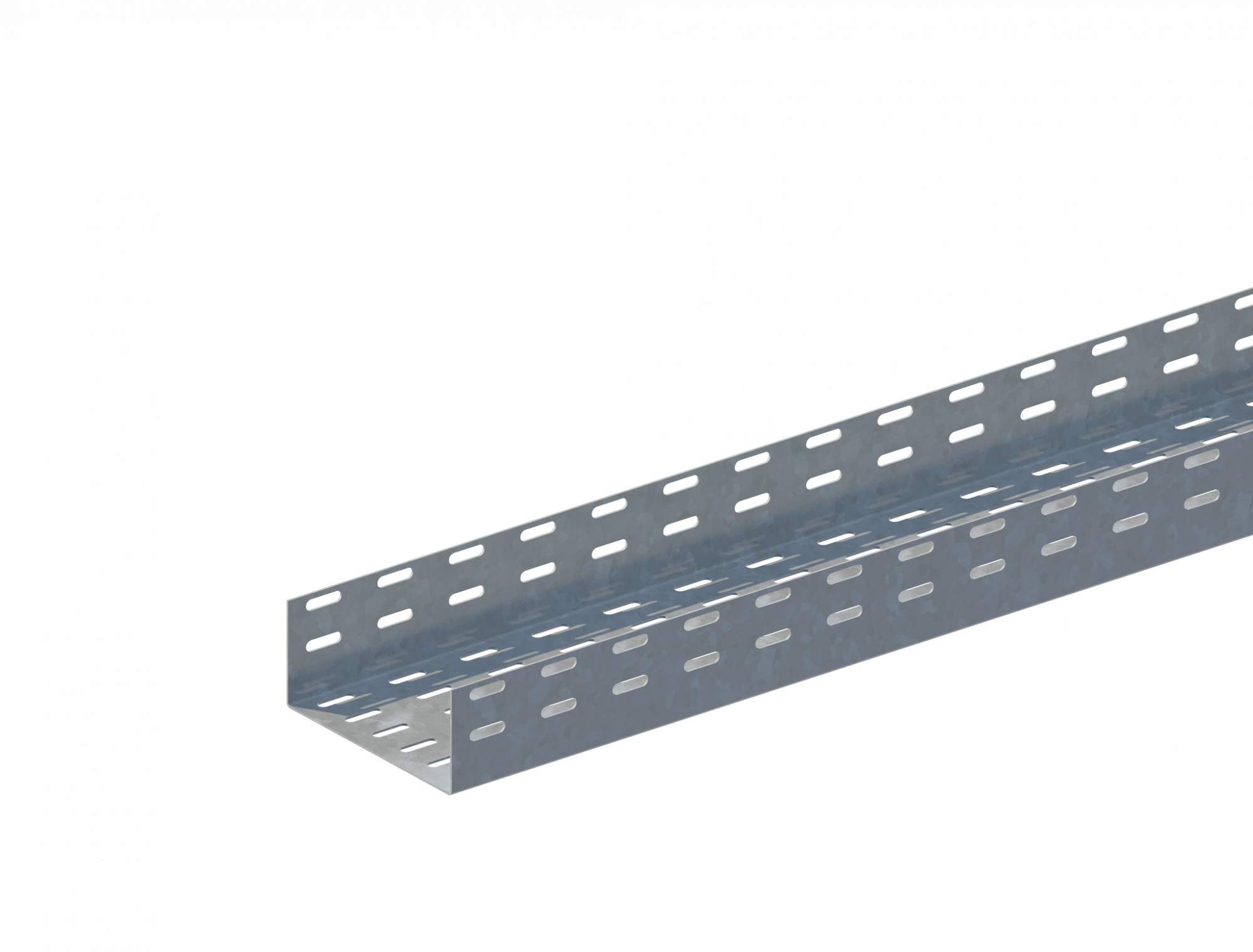 Лоток прямой перфорированный ЛМс-П 150х50-1,5ц УТ2,5 (L=2000 мм)