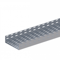 Лоток прямой перфорированный ЛМс-П 200х200-0,7ц УТ1,5 (L=2000мм)
