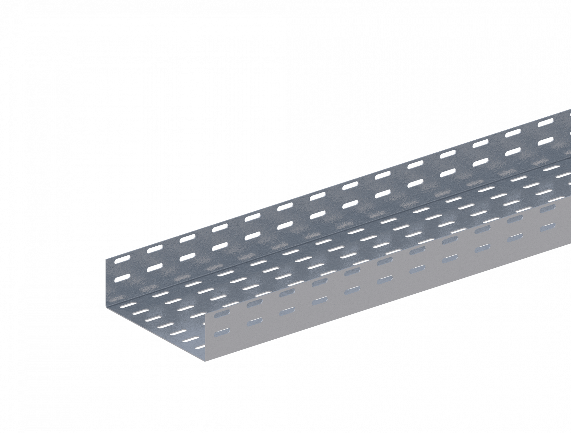 Лоток прямой перфорированный ЛМс-П 200х80-1,2ц УТ1,5 (L=2000 мм)