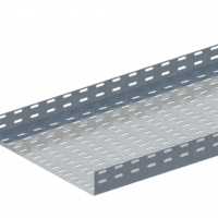 Лоток прямой перфорированный ЛМс-П 400х150-2,0ц УТ2,5 (L=2000мм)