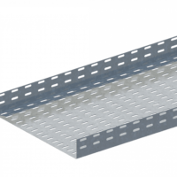 Лоток прямой перфорированный ЛМс-П 600х80-1,5ц УТ2,5 (L=3000мм)