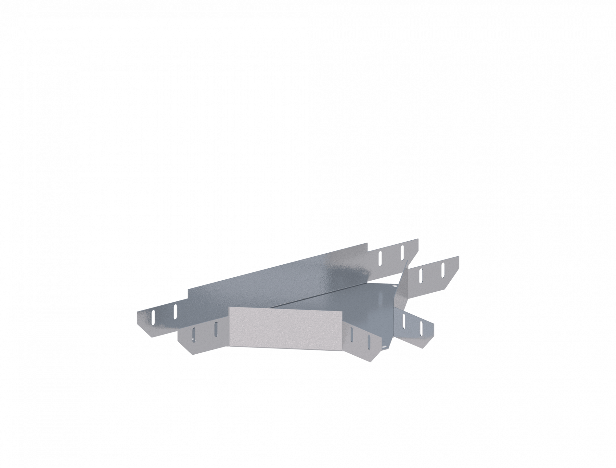 Лоток тройниковый горизонтальный ЛМс-Т 100х100-1,2ц УТ1,5